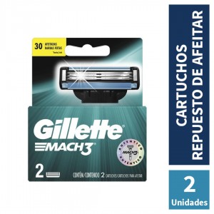 GILLETTE MATCH 3 x 2 CARTUCHOS